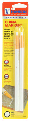 Hardware store usa |  2PK WHT China Marker | 10262 | HANSON C H CO