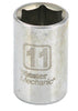Hardware store usa |  MM1/4DR 11mm 6PT Socket | 213184 | APEX TOOL GROUP-ASIA