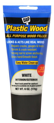 Hardware Store USA | 6OZ WHT Plas WD Filler