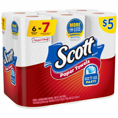 Hardware store usa |  6PK Scott Paper Towels | 54715 | KIMBERLY-CLARK CORP