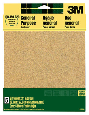 Hardware Store USA | 5PK 220G ALO Sandpaper