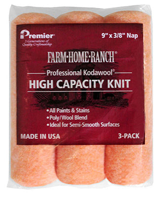 Hardware store usa |  3PK F&R Knit Roll Cover | FHR03151 | PREMIER PAINT ROLLER/Z PRO