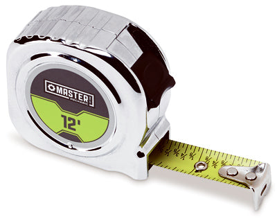 Hardware store usa |  MM 12' CHR Tape Measure | 217926 | APEX TOOL GROUP-ASIA
