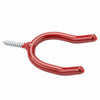 Hardware Store USA | RED Viny DBL Screw Hook