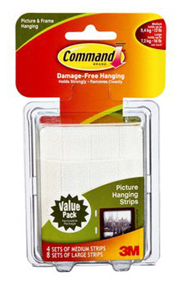 Hardware store usa |  MED/LG Pict Hang Strips | 17209-ES | 3M COMPANY