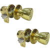 Hardware Store USA | 2PK PB Tulip Entry Lock