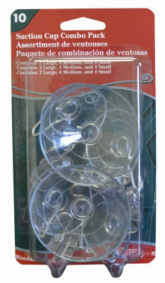 Hardware store usa |  10PC Suction Cup Pack | 258481 | ADAMS MFG CO