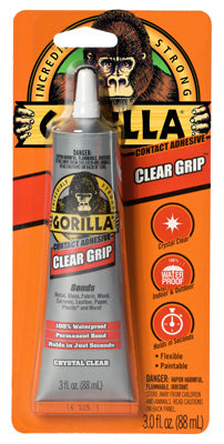 Hardware Store USA | 3OZ GorillaCLR Adhesive