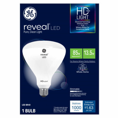 Hardware store usa |  GE 13.5W BR40 Rev Bulb | 30696 | G E LIGHTING