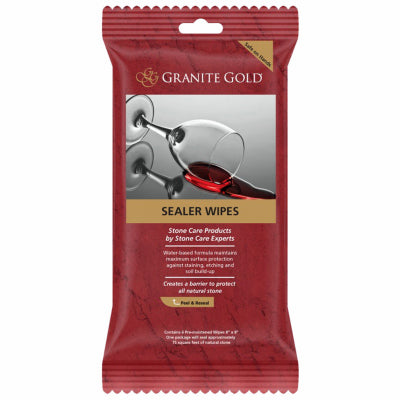 Hardware store usa |  Granite6PK Sealer Wipes | GG0056 | GRANITE GOLD INC