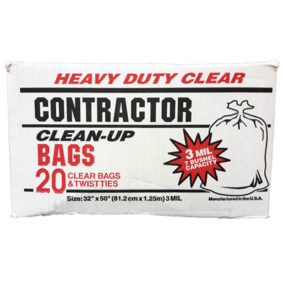 Hardware Store USA | 20CT 42GAL 3M CLR Bag