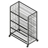 Hardware store usa |  4 Shelf Rolling Rack | 6002-896 | W J EGLI CO INC