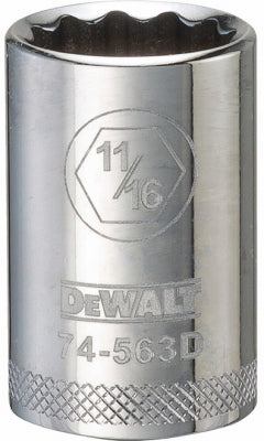 Hardware Store USA | 1/2DR 11/16 12PT Socket