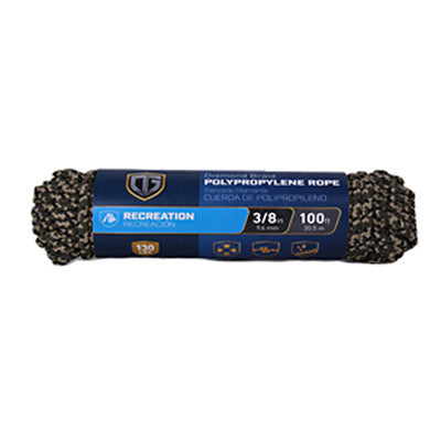 Hardware Store USA | 3/8x100 Camo Rope