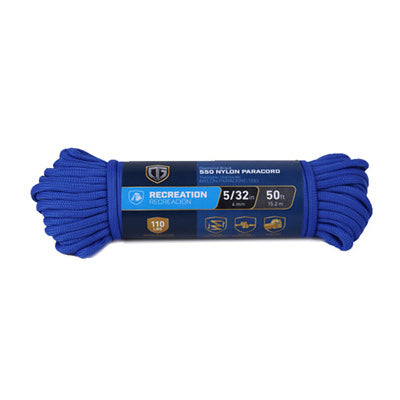 Hardware Store USA | 5/32x50 BLU Para Cord