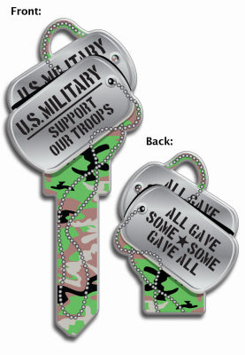 Hardware Store USA | SC1 Dog Tags Key Blank | Pack Of 5