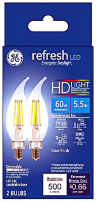 Hardware Store USA | GE2PK 5.5W Day CAC Bulb