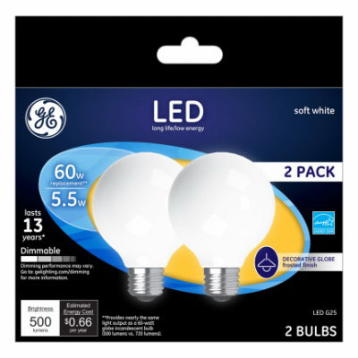 Hardware Store USA | GE2PK 5.5W SW G25 Bulb