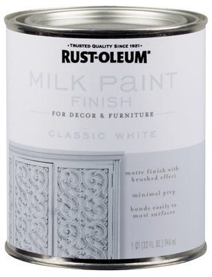 Hardware store usa |  30OZ WHT Milk Paint | 331049 | RUST-OLEUM