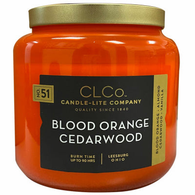Hardware store usa |  14OZ Blood ORG Candle | 4473223 | CANDLE LITE