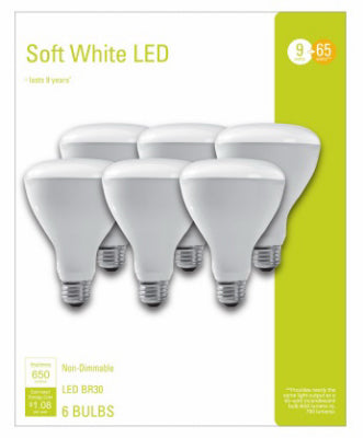 Hardware Store USA | 6PK SW BR30 FLD Bulb