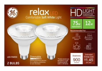 Hardware Store USA | GE2PK 12W SW Par30 Bulb