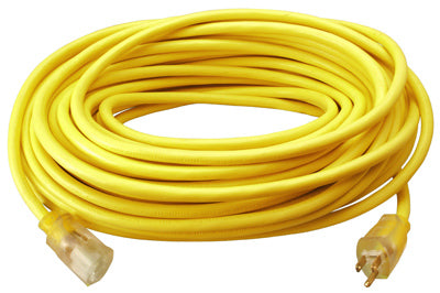 Hardware store usa |  ME50' 12/3 YEL EXT Cord | 02588ME | PT HO WAH GENTING