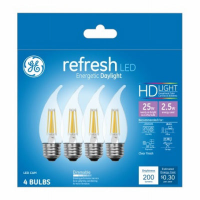 Hardware Store USA | GE4PK 2.5W Day Ref Bulb