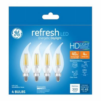 Hardware Store USA | GE 4PK 4W Day Ref Bulb