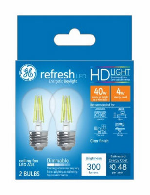 Hardware Store USA | GE 2PK 4W Day Ceil Bulb