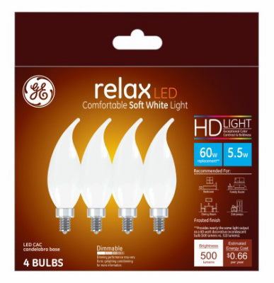 Hardware Store USA | GE 4PK 5.5W SW Rel Bulb