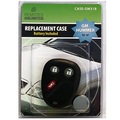 Hardware store usa |  GM 3 Button Repl Case | CASE-GM31B | REMOTES UNLIMITED INC