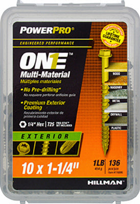 Hardware Store USA | 133PK10x1-1/4 EXT Screw