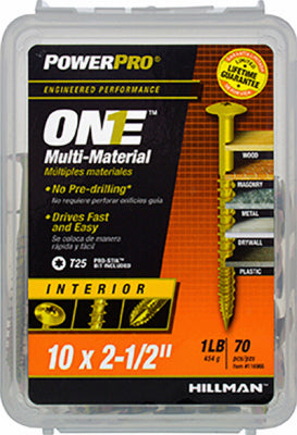 Hardware Store USA | 68PK10x2.5 WH INT Screw