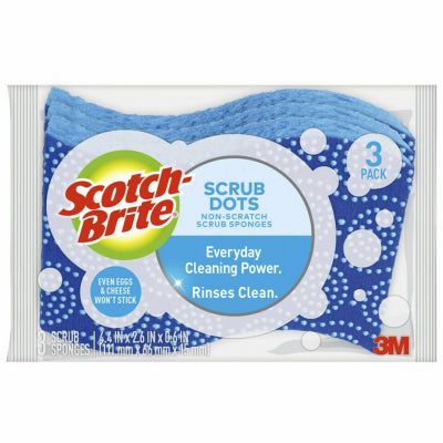 Hardware Store USA | 3PK Scrub Dots Sponge