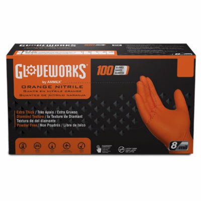 Hardware store usa |  100CT LG ORG Nitr Glove | GWON46100 | AMMEX CORPORATION