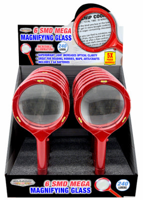 Hardware store usa |  6SMD Mega Magnify Glass | 702423 | SHAWSHANK LEDZ