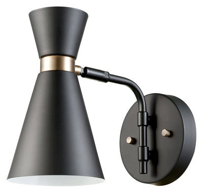 Hardware Store USA | Belm 1LGT BLK Sconce