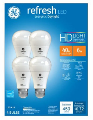 Hardware Store USA | GE 4PK 5.5W A19 MEDBulb