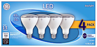 Hardware store usa |  GE 4PK 9W R30 DL Bulb | 93130063 | G E LIGHTING