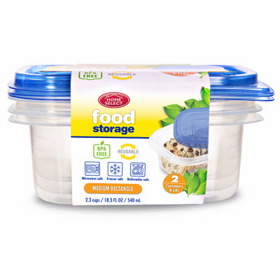 Hardware store usa |  2CT 2.3C Food Container | 11342-12 | DELTA BRANDS, INC.