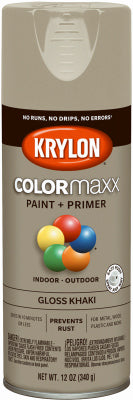 Hardware store usa |  12OZ Khaki GLS Paint | K05526007 | KRYLON DIVERSIFIED BRANDS