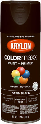 Hardware store usa |  12OZ BLK Sat Paint | K05557007 | KRYLON DIVERSIFIED BRANDS