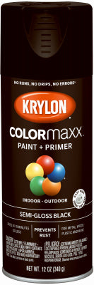 Hardware store usa |  12OZ BLK SG Paint | K05579007 | KRYLON DIVERSIFIED BRANDS