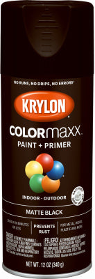 Hardware store usa |  12OZ BLK Matte Paint | K05592007 | KRYLON DIVERSIFIED BRANDS