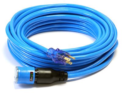 Hardware Store USA | 50' 12/3 BLU EXT Cord