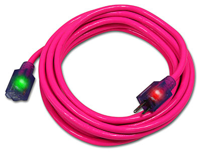 Hardware Store USA | 25' 14/3 PNK EXT Cord