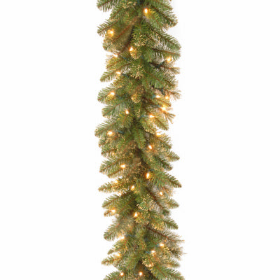 Hardware store usa |  HW 9' GLD Brist Garland | TGLB1-300-9A | NATIONAL TREE CO-IMPORT