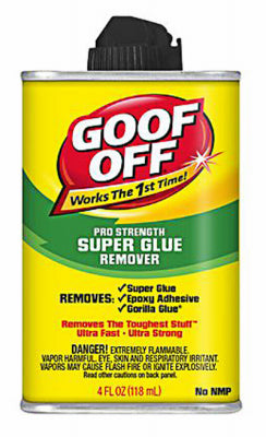 Hardware store usa |  4OZ Super Glue Remover | FG678 | W M BARR