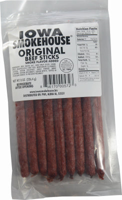 Hardware store usa |  8OZ Orig Beef Sticks | IS-BSO | IOWA SMOKEHOUSE/PREFERRED WHOLESALE